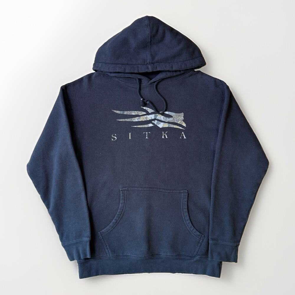 Sitka Gear Hoodie Medium Black Fleece Pullover Hunting Outerwear Colorado